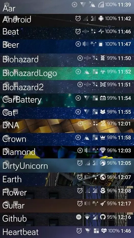StatusBar Icon Mod سکرین شاٹس