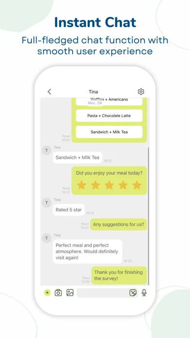 Tangkapan skrin PinChat Client