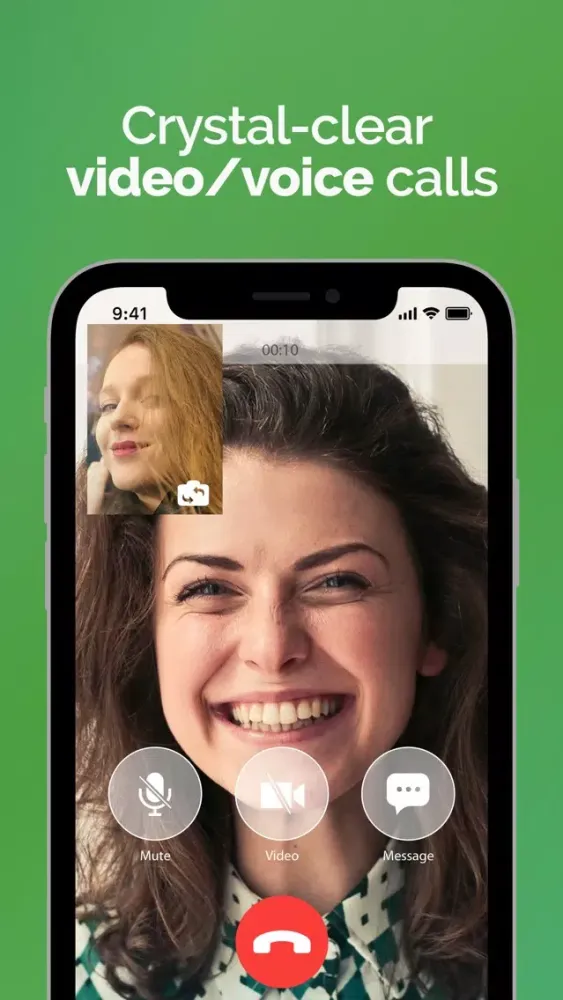 Capturas de tela do Pinngle Private Messenger