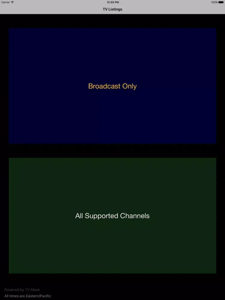 TV Nite - What's On? iPad 应用截图