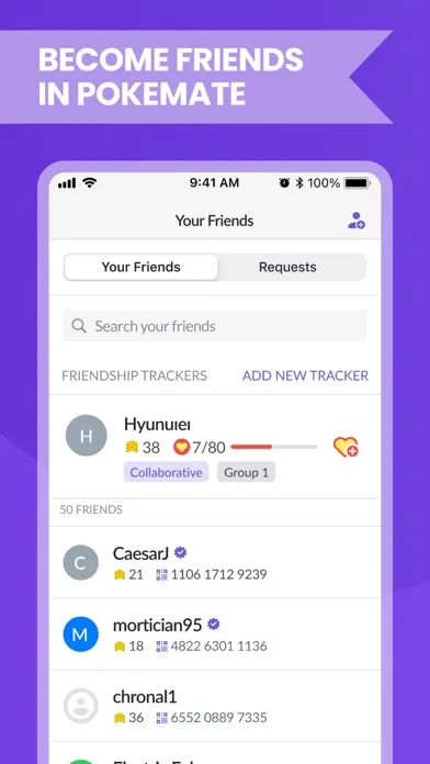 تصاویر PokeMate - Friends & Clans