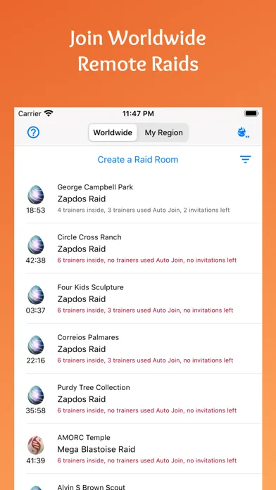 PokeRaid - Raid From Home স্ক্রিনশট