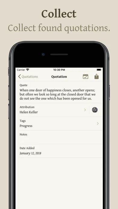 Quotemarks - Quote Notebook স্ক্রিনশট