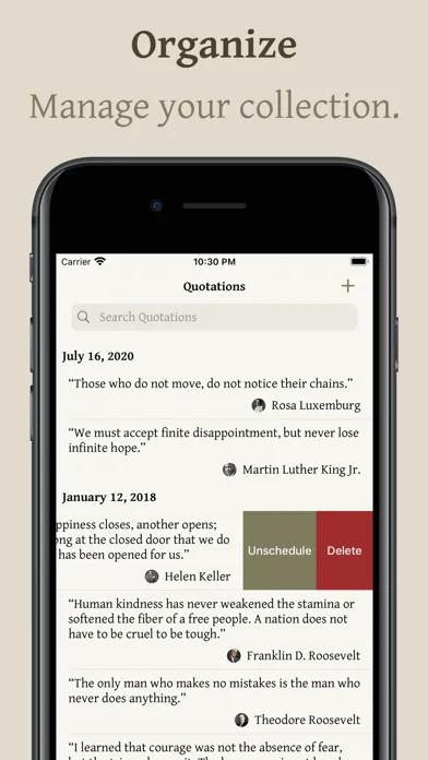 Quotemarks - Quote Notebook স্ক্রিনশট