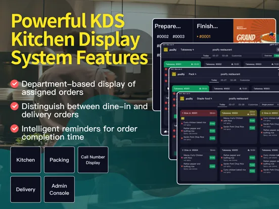 Posify Kitchen iPad  Screenshots