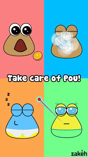 Pou سکرین شاٹس