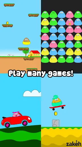 Pou سکرین شاٹس