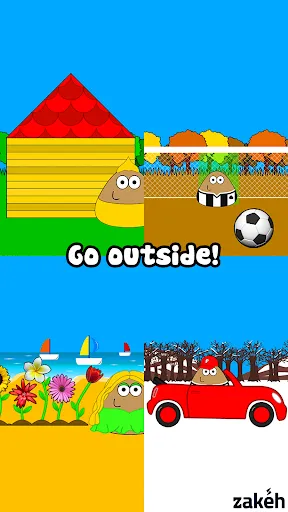 Pou سکرین شاٹس