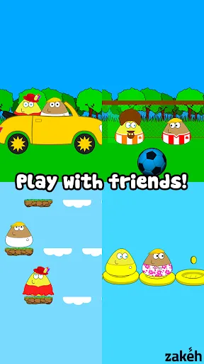 Pou سکرین شاٹس