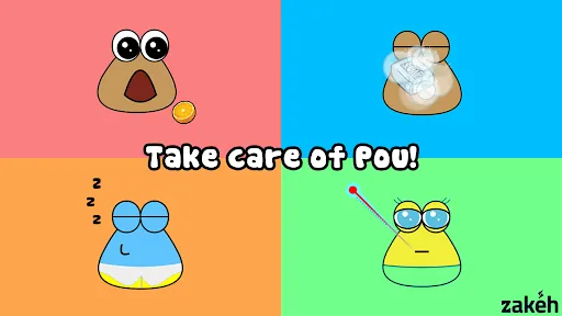 Pou سکرین شاٹس