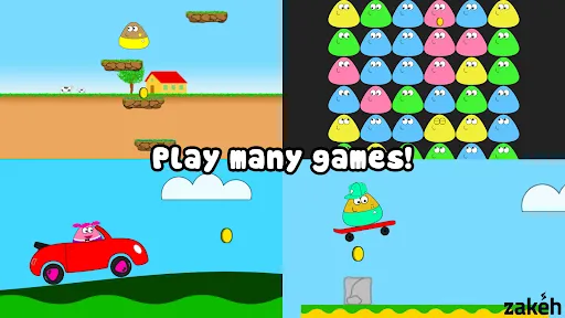 Pou سکرین شاٹس
