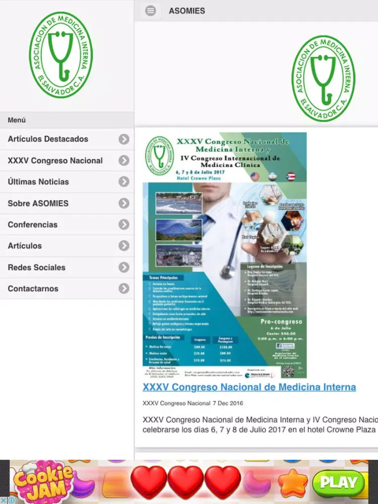Medicina Interna El Salvador iPad  スクリーンショット