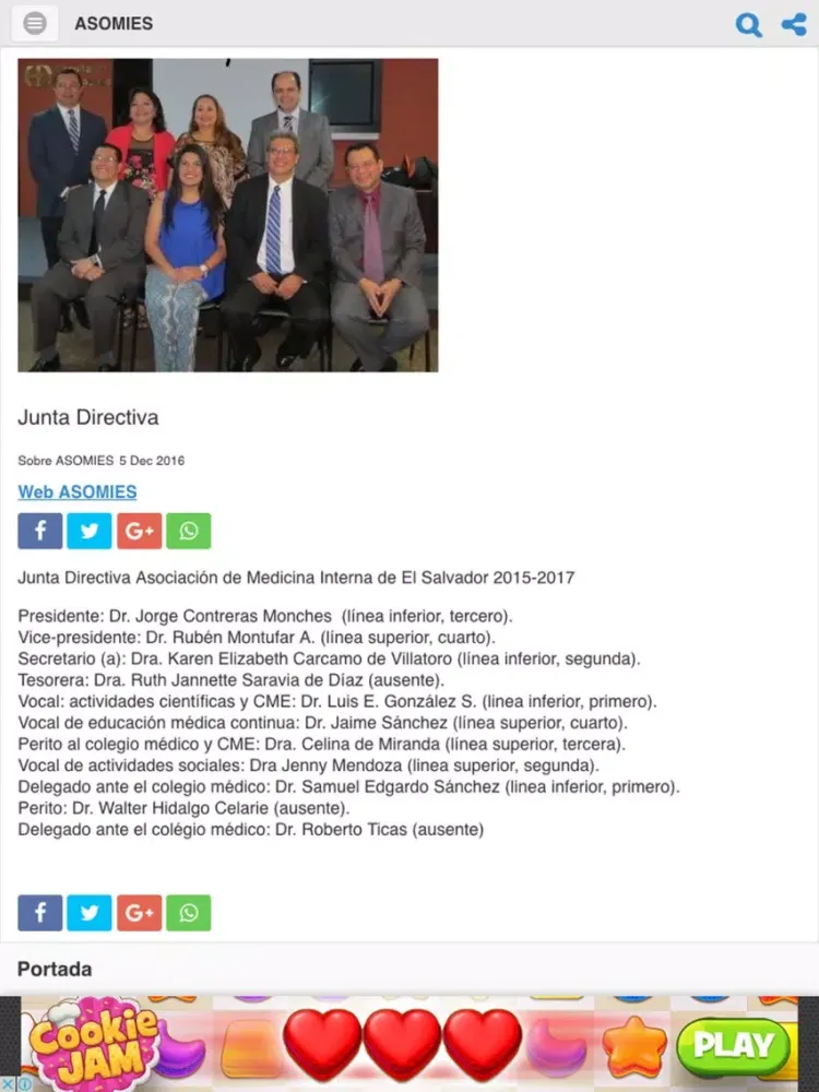 Medicina Interna El Salvador iPad  スクリーンショット