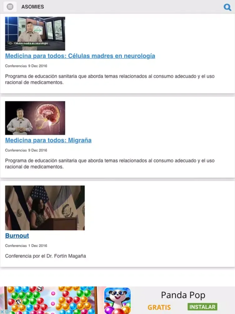 Medicina Interna El Salvador iPad  スクリーンショット