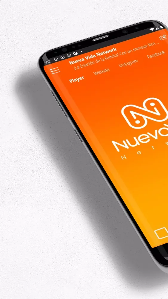 Tangkapan layar Nueva Vida Network