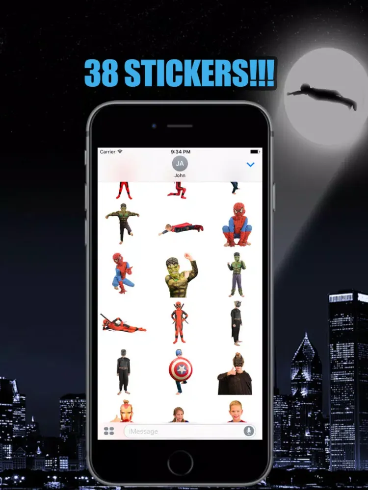 SuperHeroKids - Stickers iPad  स्क्रीनशॉट