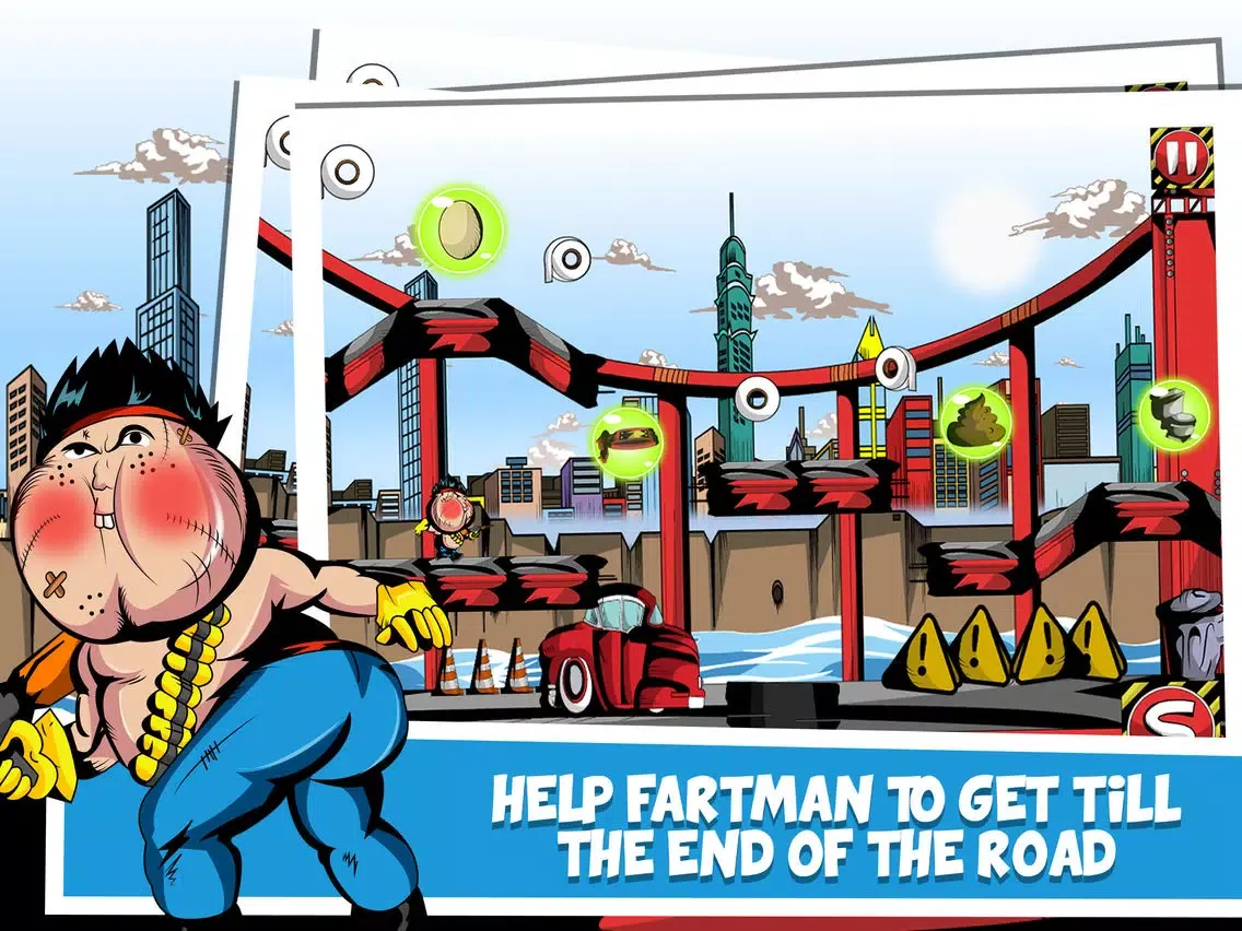 Fartman - A Free Classic Platform Game iPad 应用截图