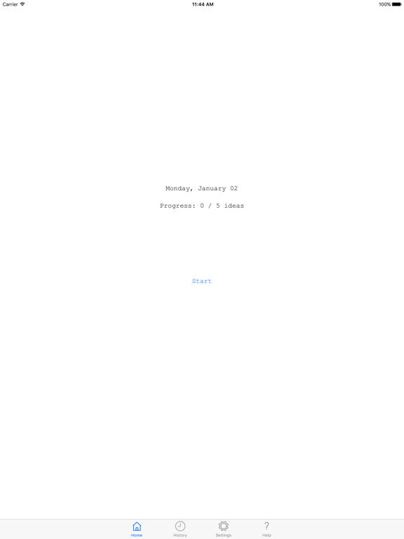 Idea Quota iPad  Screenshots