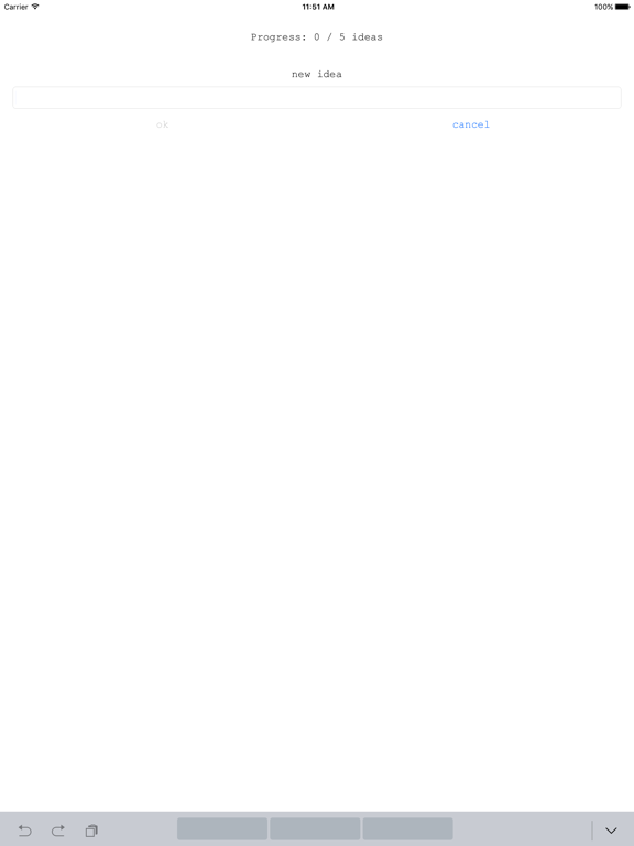 Idea Quota iPad  Screenshots