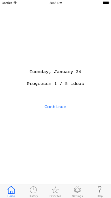 Idea Quota Screenshots