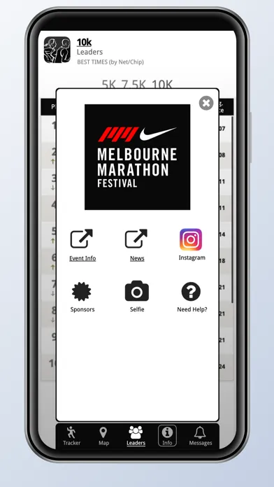 Zrzuty ekranu Melbourne Marathon Festival