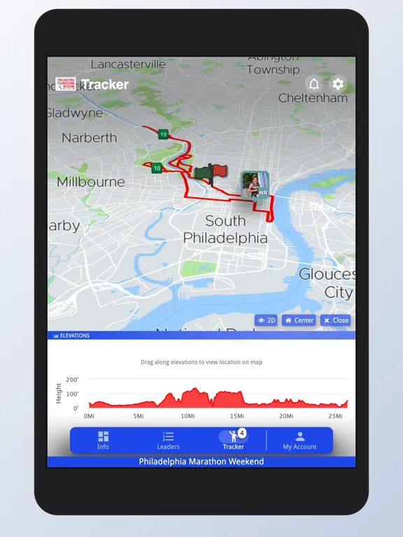 Capturas de tela do Philadelphia Marathon Weekend iPad 