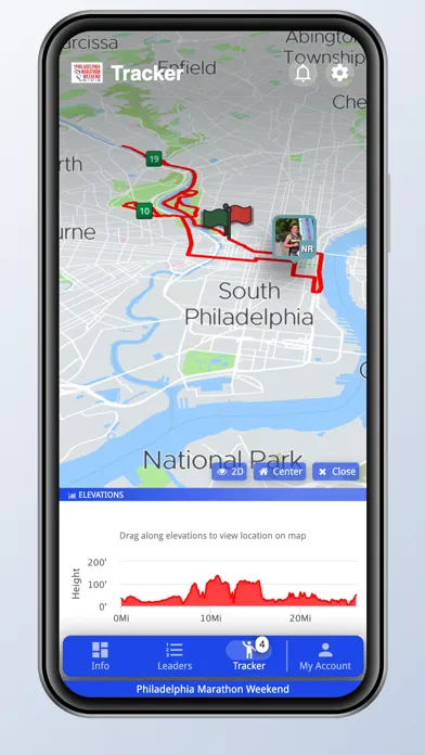 Capturas de tela do Philadelphia Marathon Weekend