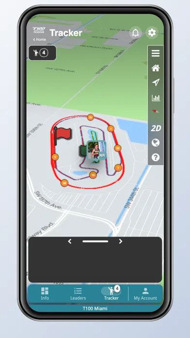 T100 Athlete Tracker Screenshots