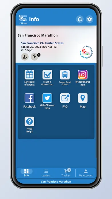 San Francisco Marathon Tracker Screenshots