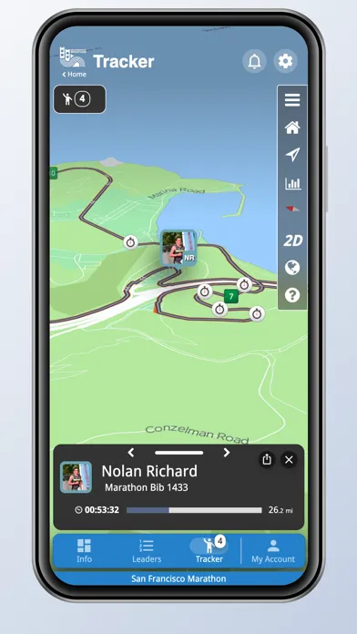 San Francisco Marathon Tracker Screenshots