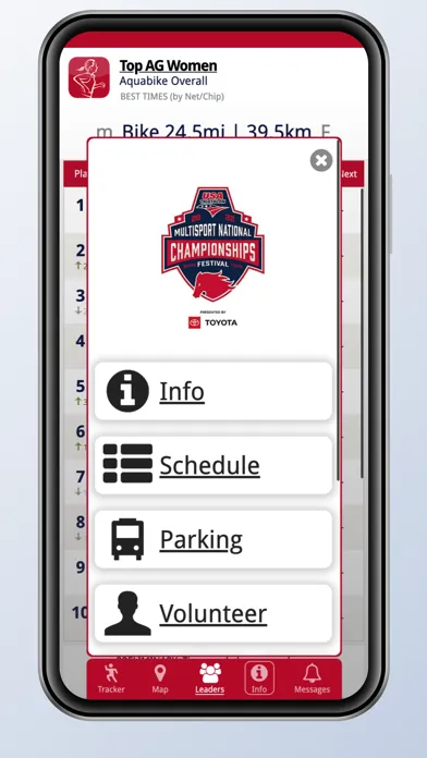 USA Triathlon Events Tracker 스크린샷
