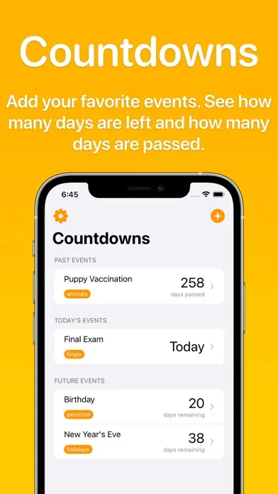Countdowns - Day Counter Screenshots