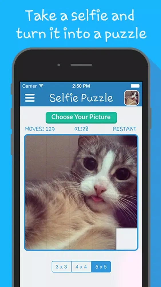 ภาพหน้าจอของ Selfie Puzzle - Turn Your Pictures Into Puzzles