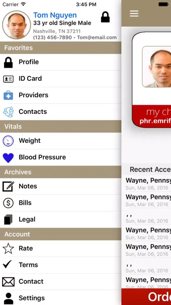 Emrify - Personal Health Record スクリーンショット