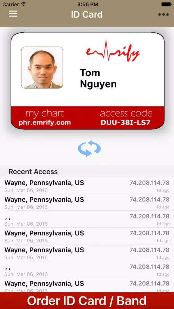 Emrify - Personal Health Record スクリーンショット