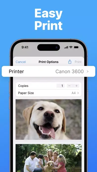 Ảnh chụp màn hình của Printer App: Air Print & Scan