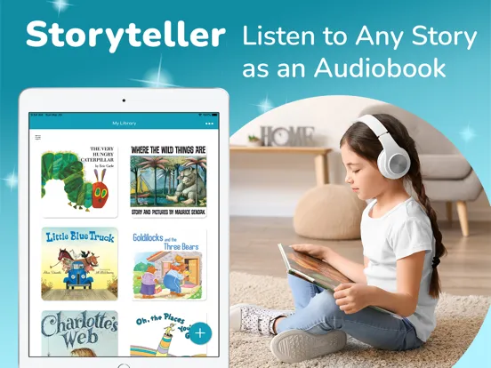 Capturas de tela do Storyteller Kids Book Reader iPad 