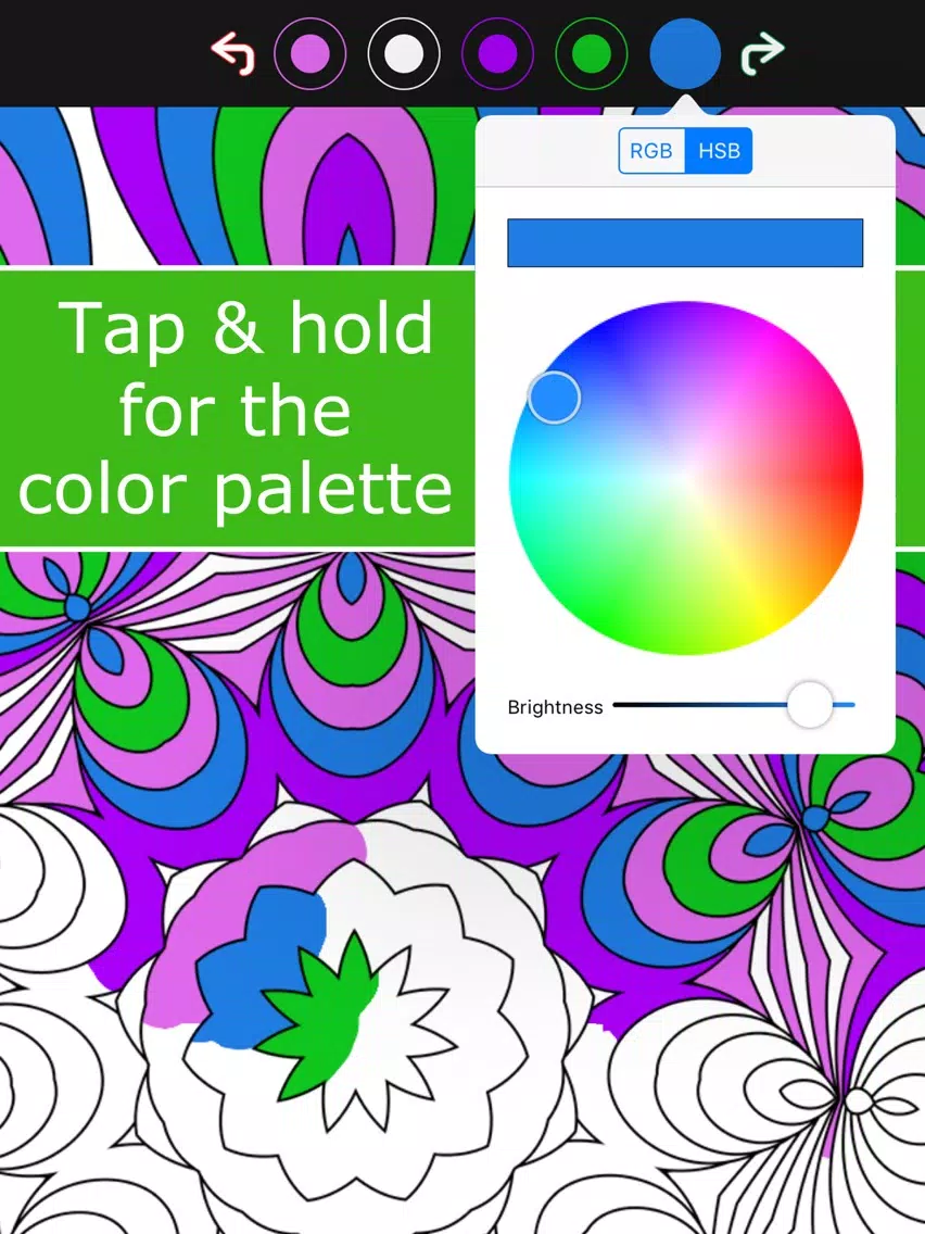 Tangkapan skrin Color Break: Adult Coloring Book iPad 