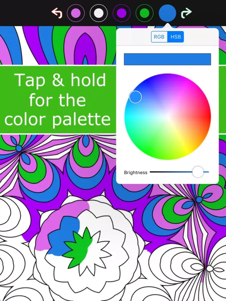 Color Break: Adult Coloring Book iPad 应用截图