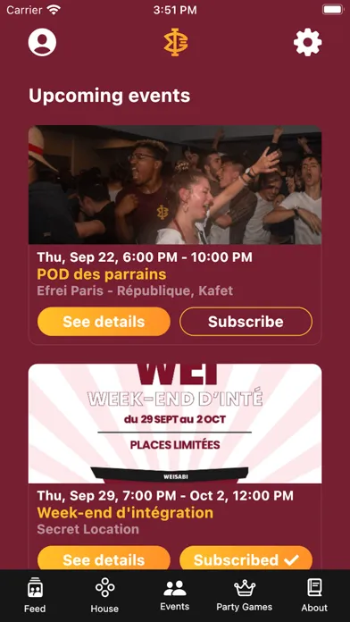 Screenshot di Sigma Phi Xi