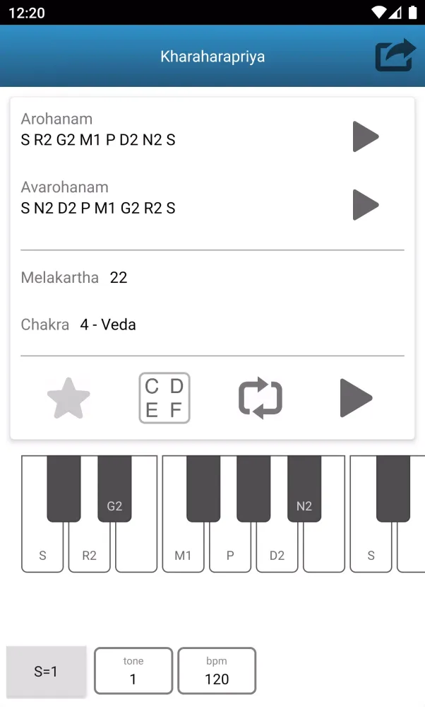 Carnatic Raga スクリーンショット