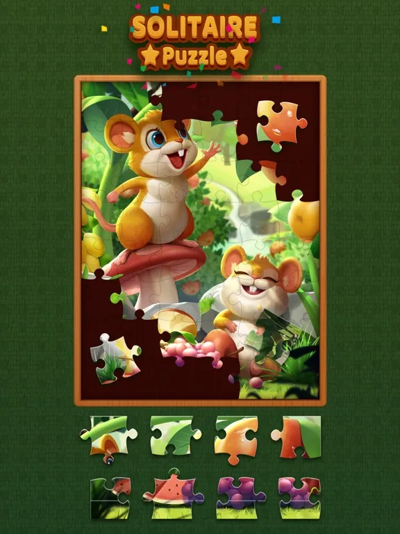 تصاویر Solitaire Jigsaw Kingdom iPad 