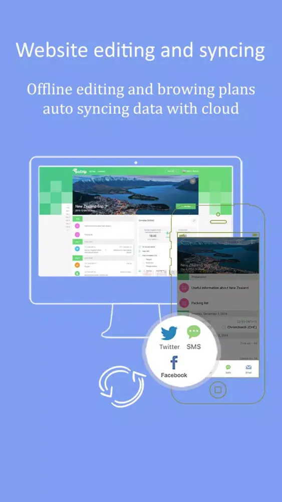 Capturas de tela do SoTrip Lite - Trip planner & organizer