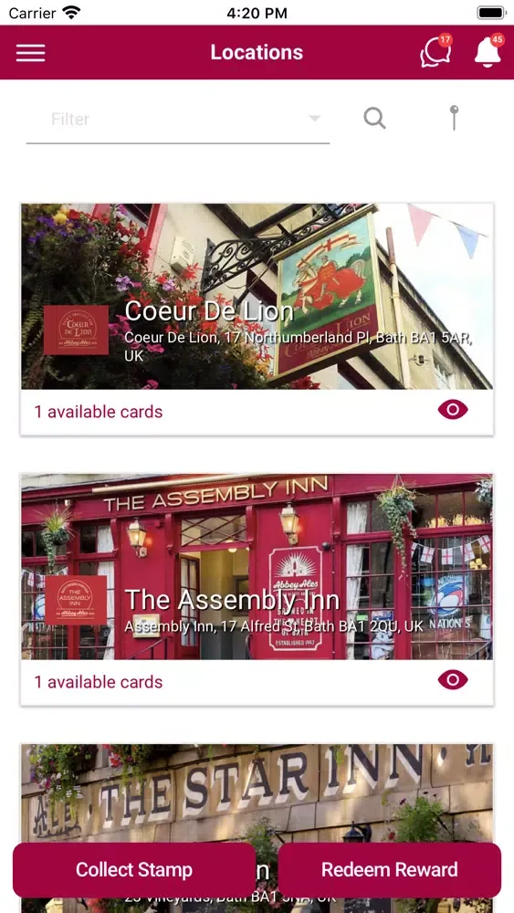 Abbey Inns Loyalty应用截图