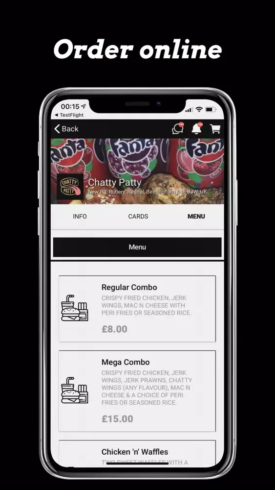 Chatty Patty Street Food应用截图