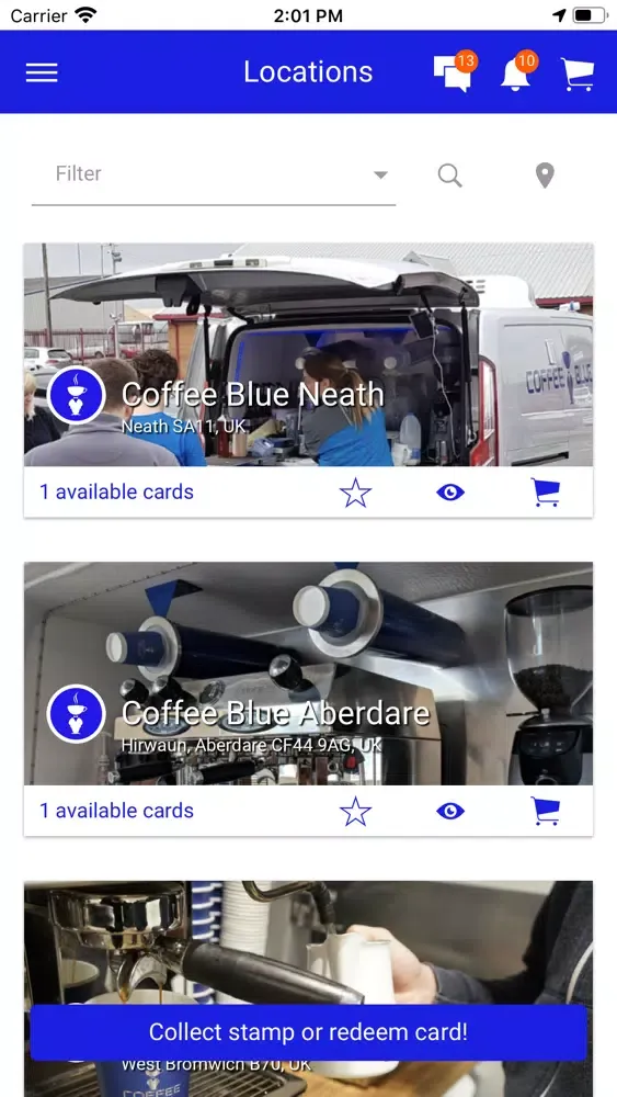 Coffee Blue Screenshots