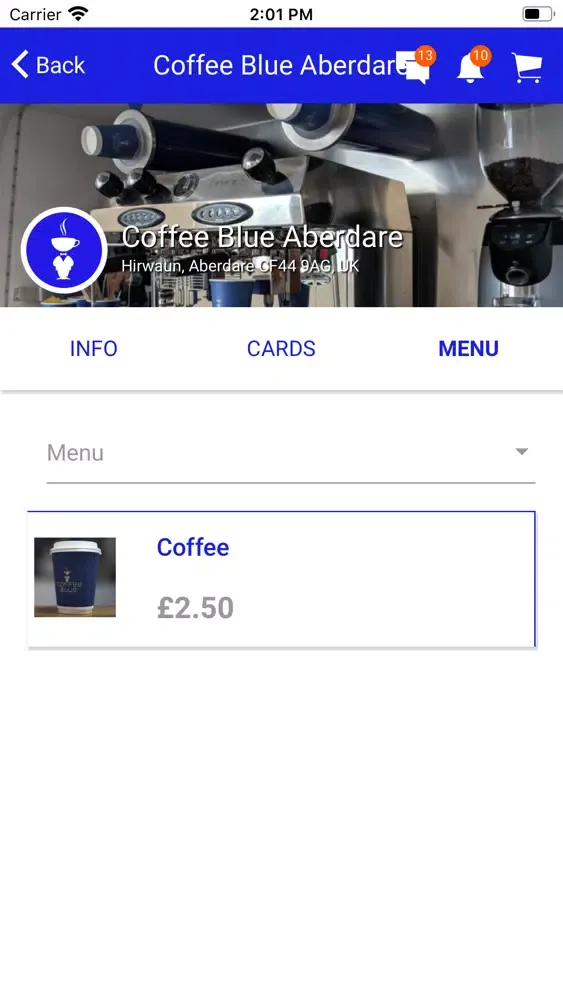 Coffee Blue Screenshots