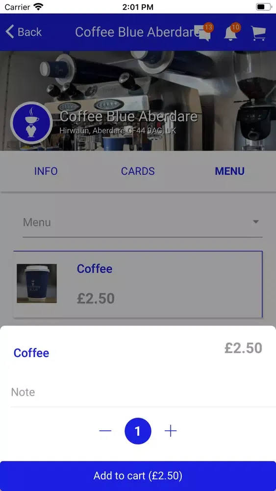 Coffee Blue Screenshots