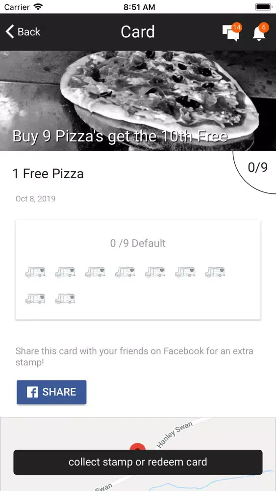 Ảnh chụp màn hình của Smokey Dough Pizza