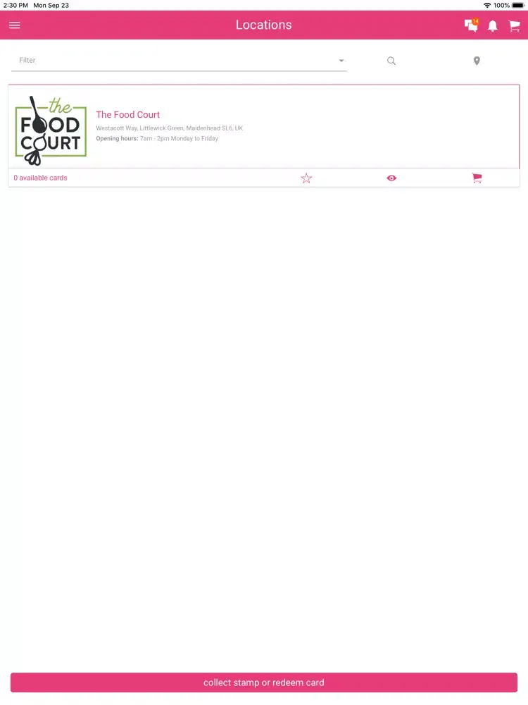 Ribbon Food Court iPad  Screenshots